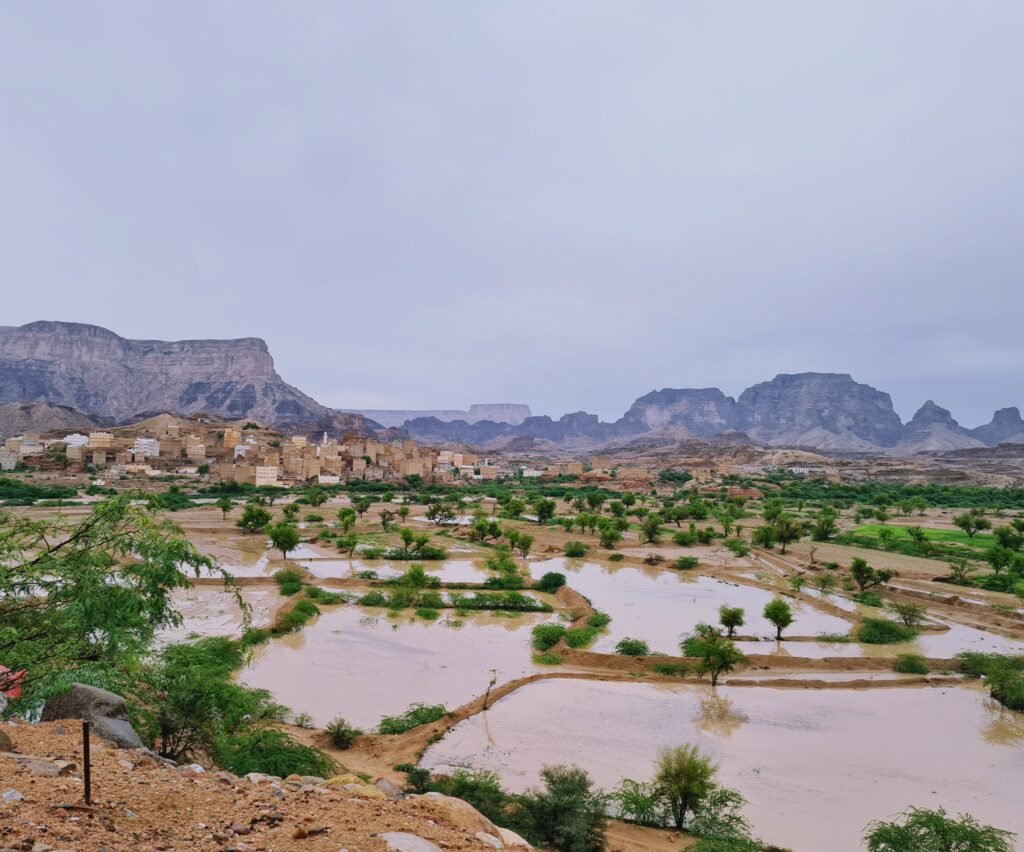 الامطار في محافظة شبوة