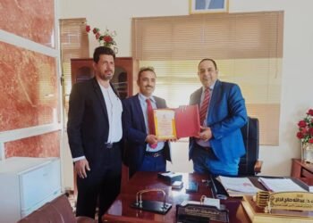 عميد كلية المجتمع بشبوة يناقش مع رئيس الجهاز التنفيذي لكليات المجتمع بالجمهورية عدد من مواضيع الكلية